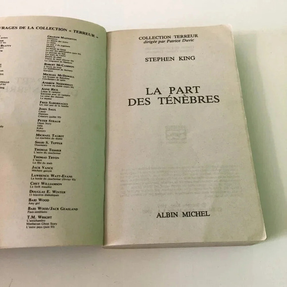 Vintage 90s Stephen King La Part Des Tenebres French Paperback Book - Picture 12 of 16
